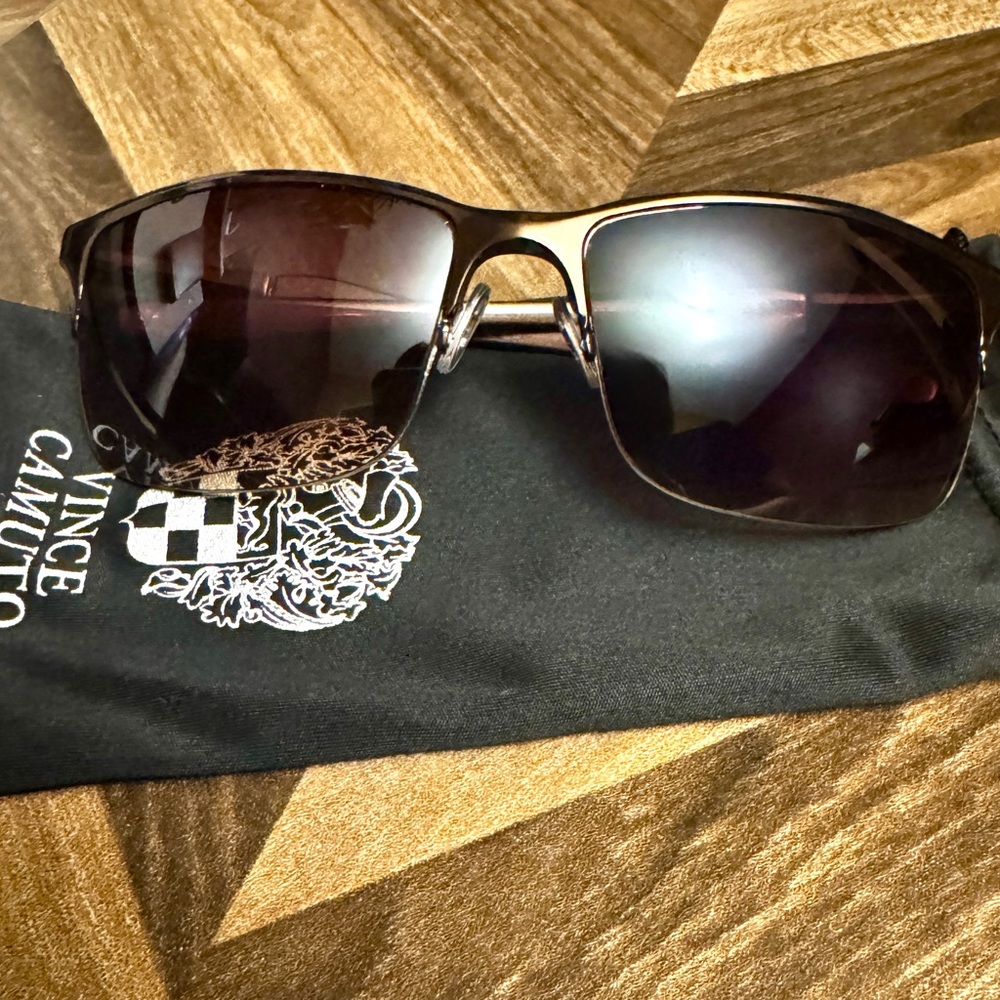Vince Camuto Bronze Copper Frames Dark Tinted Sunglasses